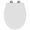 vidaXL Toilet Seat White 47 x 37 x 4 cm Duroplast