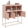 vidaXL Sideboard Pink 100.5x39x107 cm Steel