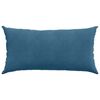 vidaXL Sofa Pillows 2 pcs Blue 80 x 40 cm Corduroy Fabric
