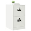 vidaXL File Cabinet White 44 x 50 x 74.5 cm Cold-Rolled Steel