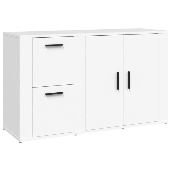vidaXL Sideboard White 100x33x59.5 cm Engineered Wood