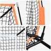 vidaXL Baseball Practice Net Black 180 x 59.5 x 152.5 cm Polyester