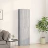 vidaXL Wardrobe with Door Grey Sonoma 55 x 25 x 189 cm Engineered Wood