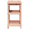 vidaXL Potting Table with Shelves 82.5x45x86.5 cm Solid Wood Douglas