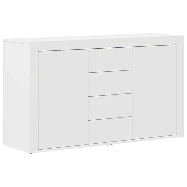vidaXL Sideboard with Drawer White 120 x 36 x 69 cm Engineered Wood