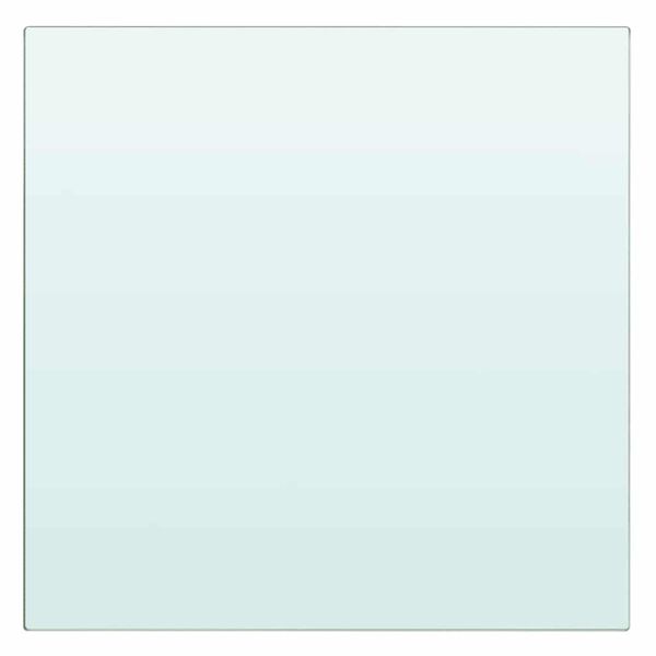 vidaXL Shelf Panel Glass Clear 20x20 cm