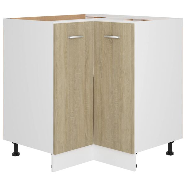Corner Bottom Cabinet Lyon Sonoma Oak 75.5x75.5x81.5 cm Engineered Wood