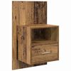 vidaXL Bedside Cabinet 2 pcs Old Wood 50 x 32.5 x 80cm Engineered Wood
