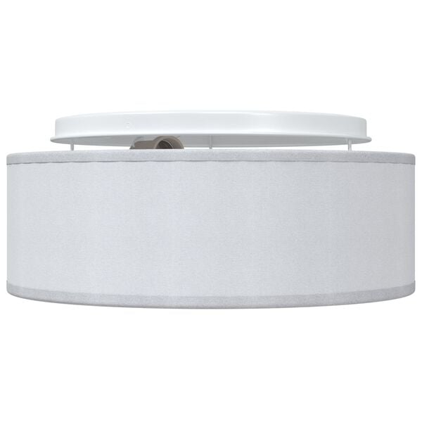 vidaXL Ceiling Lamp Grey 30 x 13.5 cm Fabric