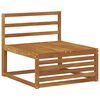 vidaXL Outdoor Sofa Set 8 pcs Natural Solid Acacia Wood