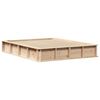 vidaXL Bed Frame Brown 160 x 200 cm Solid Pine Wood