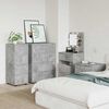 vidaXL Storage Cabinet Concrete Grey 40 x 48 x 105 cm Engineered Wood