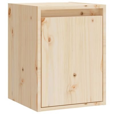 vidaXL Wall Cabinet 30x30x40 cm Solid Wood Pine