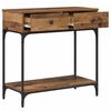 vidaXL Console Table Old wood 75 x 34.5 x 75 cm Engineered wood