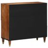 vidaXL Sideboard with Shelf Brown 80 x 33 x 75 cm Solid Mango Wood