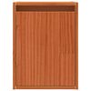 vidaXL Wall Cabinet Wax Brown 30 x 30 x 40 cm Solid Pine Wood