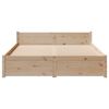 vidaXL Bed Frame without Mattress 120x200 cm Solid Wood Pine