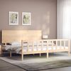 vidaXL Bed Frame without Mattress Super King Size Solid Wood Pine