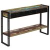 vidaXL Console Table Solid Reclaimed Wood 120x30x76 cm