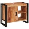 vidaXL Sink cabinet with Shelf Brown 71 x 33 x 58 cm Solid Acacia Wood
