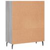 vidaxL Shelf Cabinet Grey Sonoma 69.5x32.5x90 cm Engineered Wood