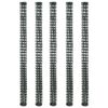 vidaXL Garden Fence Meshes 5 pcs HDPE 1x1.2 m Green