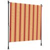 vidaXL Outdoor Roller Blind Multicolour 120 x 270 cm