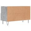 vidaXL TV Cabinet Concrete Grey 80x36x50 cm Engineered Wood