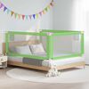 vidaXL Toddler Safety Bed Rail Green 200x25 cm Fabric