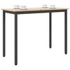 vidaXL Table Natural 100 x 50 x 77 cm Engineered Wood and Steel
