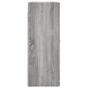 vidaXL Wall Mounted Cabinets 2 pcs Grey Sonoma Engineered Wood