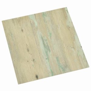 vidaXL Flooring Planks 5.11 m&sup2; 55 pcs PVC White and Light Brown