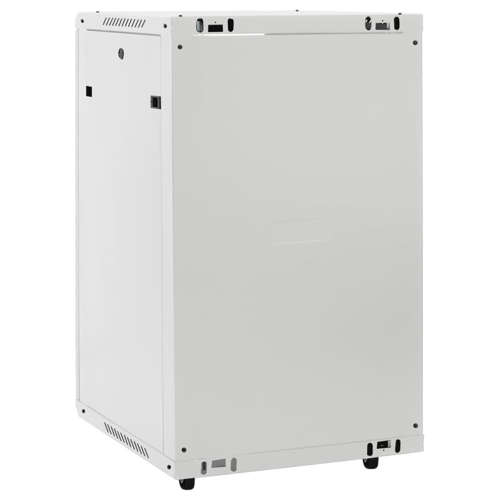vidaXL 18U Network Cabinet with Swivel Feet 19" IP20 60x60x100 cm