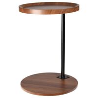 Home&Styling Side Table 2-Tier Brown and Black