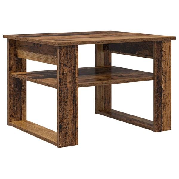 vidaXL Coffee Table Old Wood 64 x 54 x 44 cm Engineered Wood