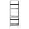 vidaXL Bookshelf Grey Sonoma 40 x 29.5 x 115 cm Engineered Wood