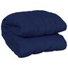 vidaXL Weighted Blanket Blue 220x240 cm King 11 kg Fabric