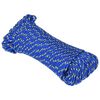 vidaXL Multipurpose Utility Rope 5 mm 500 m Blue PP 150 kg Max Load