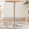 vidaXL Bar Table &Oslash;50x89.5 cm Solid Wood Beech