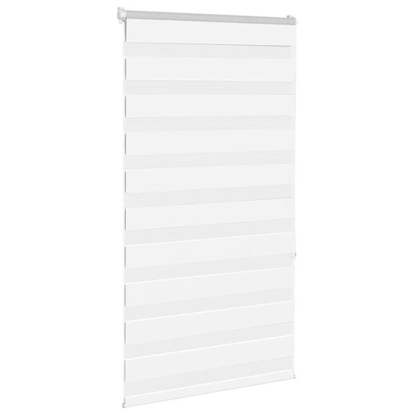 vidaXL Zebra Blind White 70x150 cm Fabric Width 65.9 cm Polyester