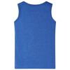 Kids' Tank Top Blue Melange 104