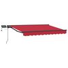 vidaXL Red and Anthracite 3 x 2.5 m Polyester with PU coating
