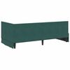 vidaXL Corner Bed Frame Dark Green 90 cm x 200 cm Velvet