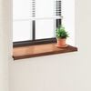 vidaXL Window Sill Brown Wood 60 x 40 x 4.5 cm PVC