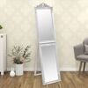 vidaXL Free-Standing Mirror Silver 50x200 cm