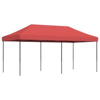 vidaXL Foldable Party Tent Pop-Up Burgundy 580x292x315 cm