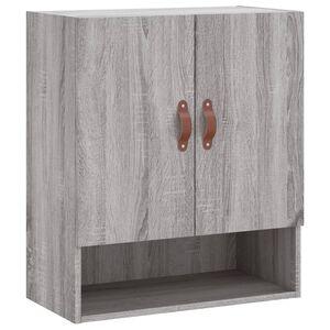 vidaXL Wall Cabinet Grey Sonoma 60x31x70 cm Engineered Wood