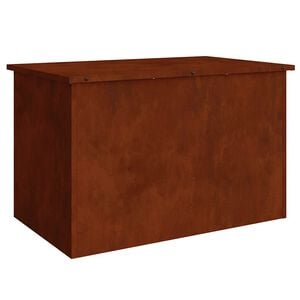 vidaXL Garden Storage Cushion Box Galvanised Steel 80 x 50.5 x 50 cm