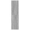 vidaXL Wardrobe Grey Sonoma 100x50x200 cm Engineered Wood
