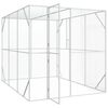 vidaXL Bird Cage Anthracite 210 x 304 x 213 cm Galvanised Steel
